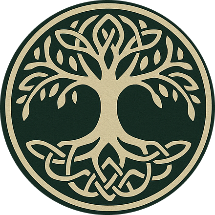 Tom Jameson Celtic Tree of Life Logo